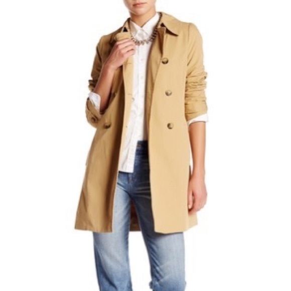 NWT J. Crew Trench Coat Size 00